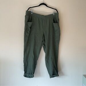 Women’s XXL Olive Green Casual Pants